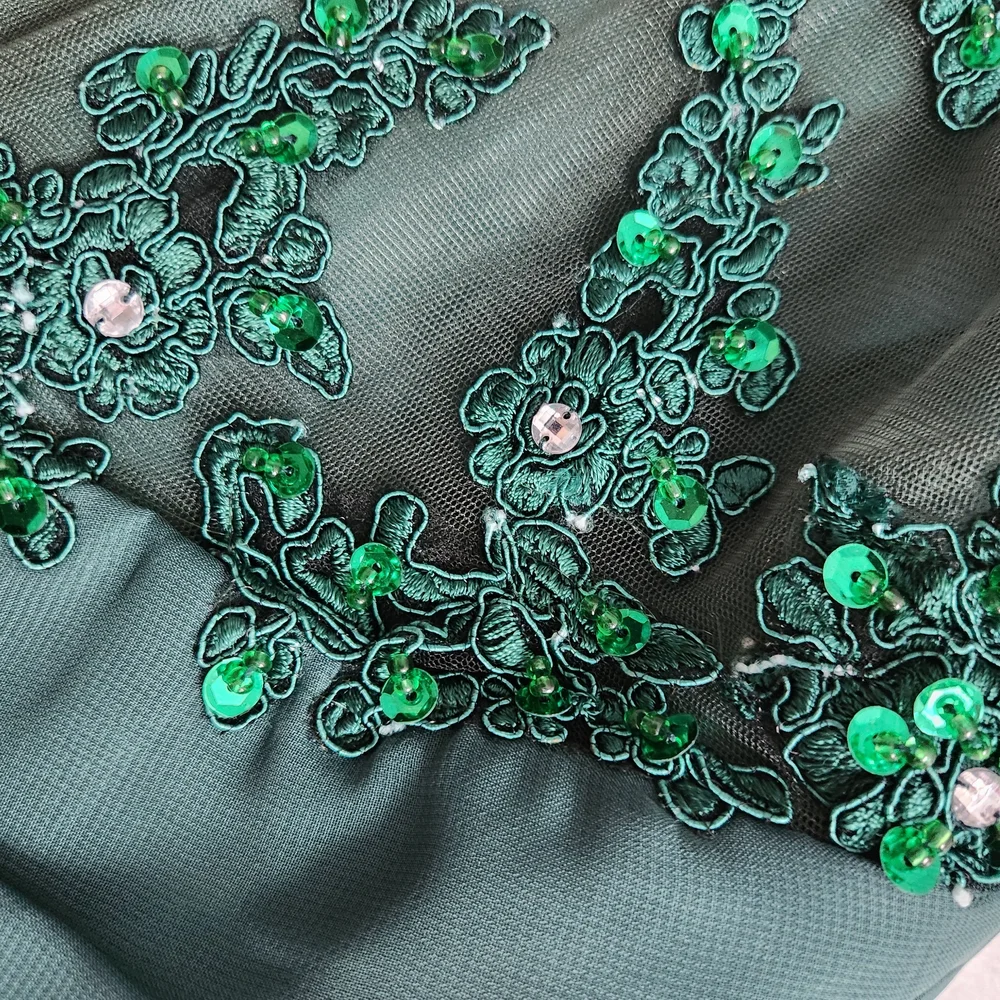 JJs House Emerald Green Wedding Dress - Picture 8 of 8